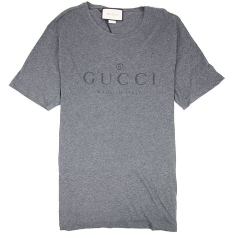 gucci shirt grey|Gucci graphic shirt.